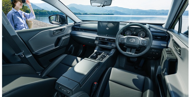 新型RAV4のインテリアデザイン