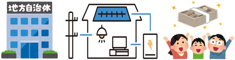 家庭用蓄電池の自治体の高額補助金