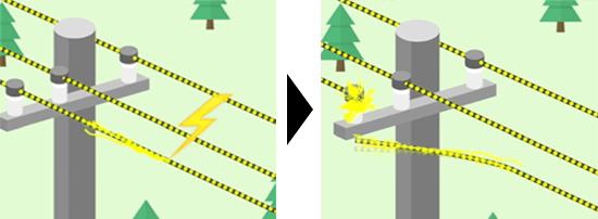 雷による停電