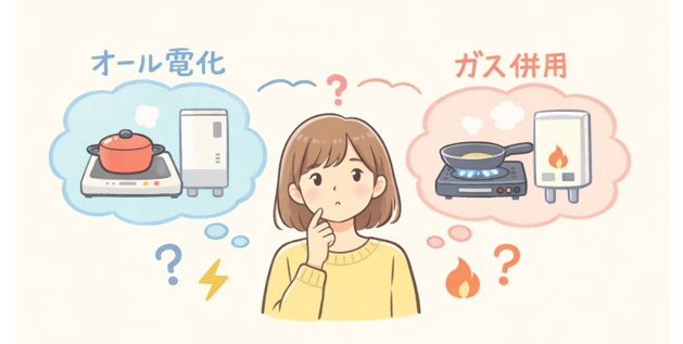 条件別の比較──どんな家庭はオール電化が有利か