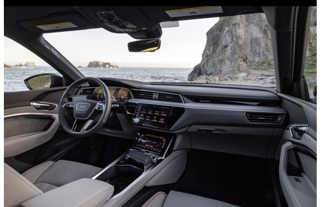 アウディ Q8 e-tronのインテリアデザイン