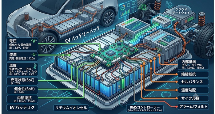 EVバッテリーデータの種類と収集方法