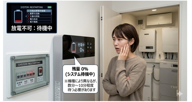 家庭用蓄電池は充電開始直後から使える？