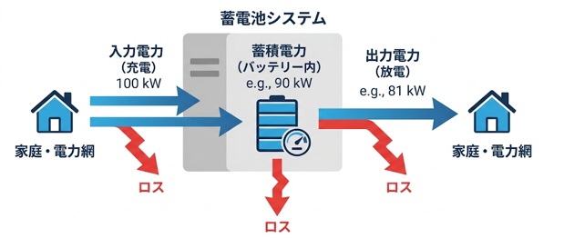 蓄電池の「充放電のロス」はどれくらい？知らないと損する電気の損失を解説