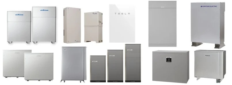 蓄電池のメーカー・機種別の往復効率の違い