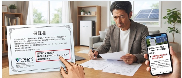 蓄電池メーカー撤退時にユーザーが確認すべきこと