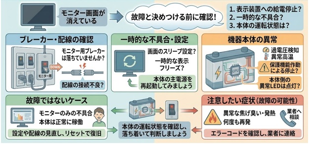 蓄電池のモニターが映らない原因は?故障の見分け方と対処法