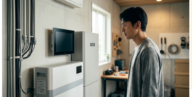 蓄電池のモニターが消える原因は?