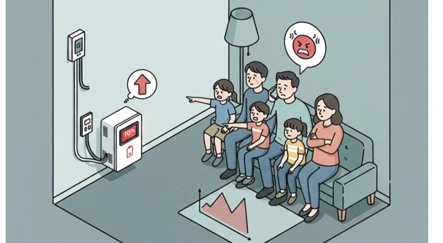 失敗例②：「蓄電容量が足りない家庭」──小さすぎる蓄電池の限界