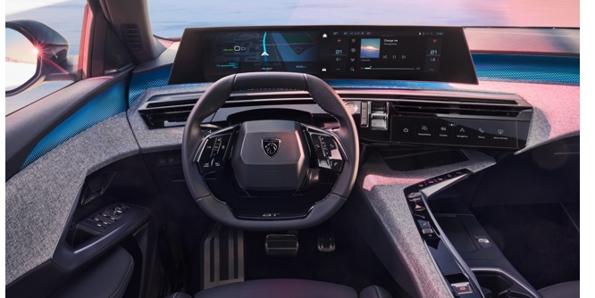 Peugeot E-3008のインテリアデザイン