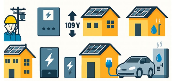 電圧抑制を解消する対策方法