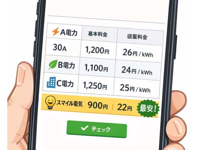 電力自由化後の新電力とアンペア契約の賢い組合せは？
