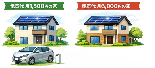 太陽光パネル「同じ5kWシステム」でも電気代が3倍違う理由