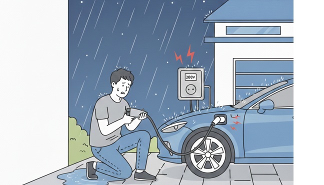 失敗例③:「地面スレスレ」の低い位置に設置