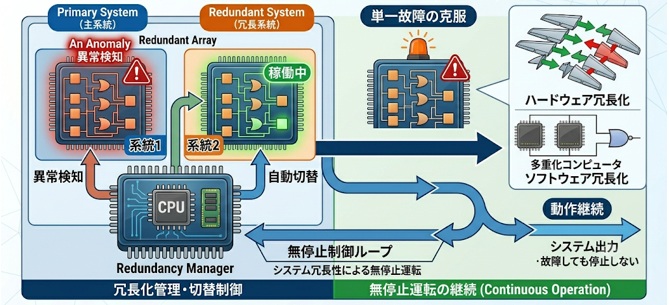 冗長化技術による「フェールオペレーショナル」の実現
