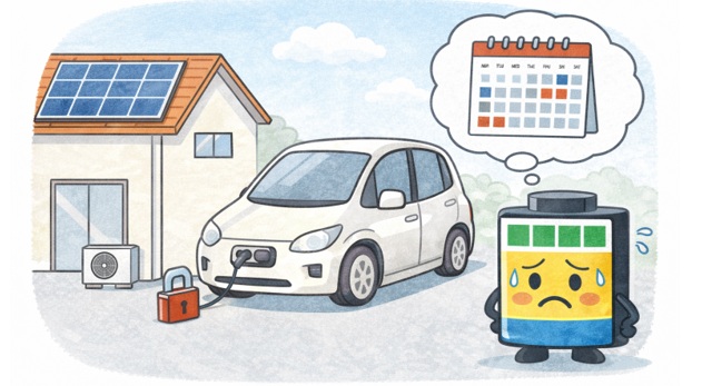 ポイント⑥：「長期間の満充電放置」をしていないか？