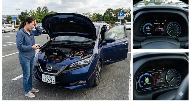 EVは補機バッテリー（12Vバッテリー）も管理が必要