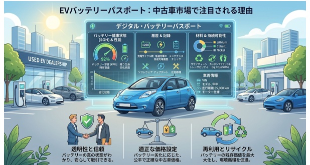 EVの「バッテリーパスポート」とは？電池の履歴がわかる新制度を解説