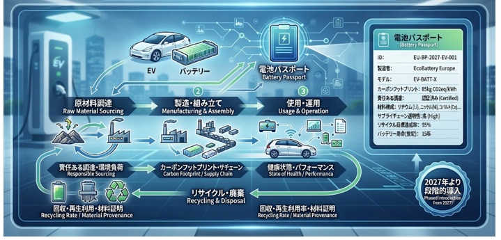 EVの「電池パスポート規制」とは？EUで始まる新ルールをわかりやすく解説