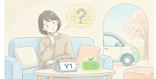 EVバッテリーの「年1〜2%」が一般的な劣化率