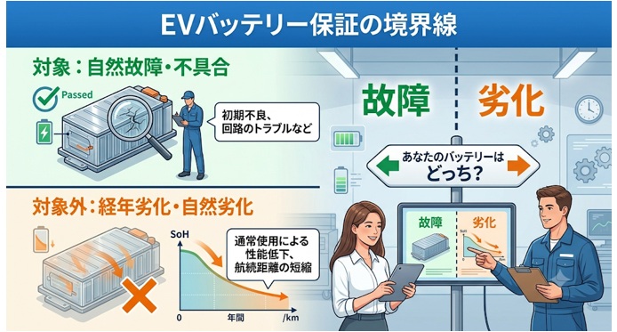 故障保証と自然劣化の境界線