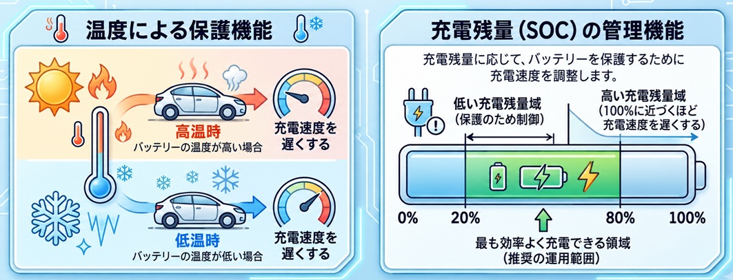 EVバッテリー保護機能とEVユーザー体験