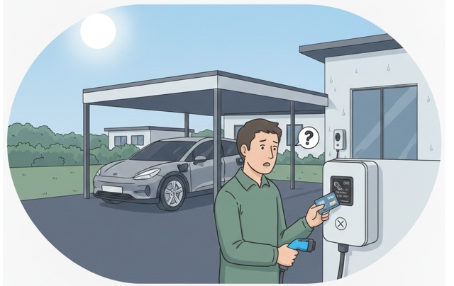 認証カードが不要で戸惑う