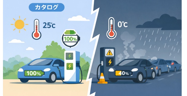 理由①:「最適条件」でのカタログ値