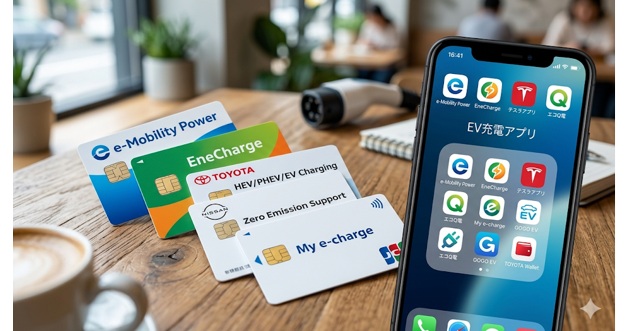 EVの充電カード・充電アプリはどれが最適？充電サービスを徹底比較