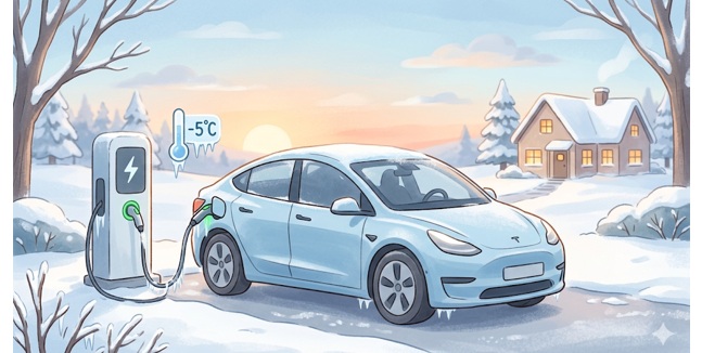 冬はEVの充電速度が遅い？原因と対策を解説｜