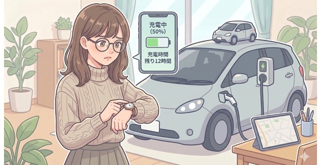 「普通充電が思ったより遅い」