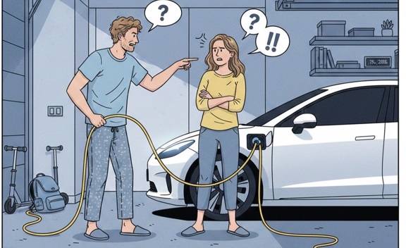 トラブル①:EVを「誰が充電するか」問題