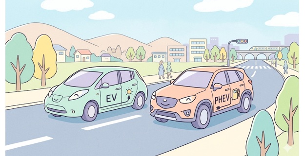 通勤だけならEVとPHEVどっちが得？電気代・ガソリン代の差を解説