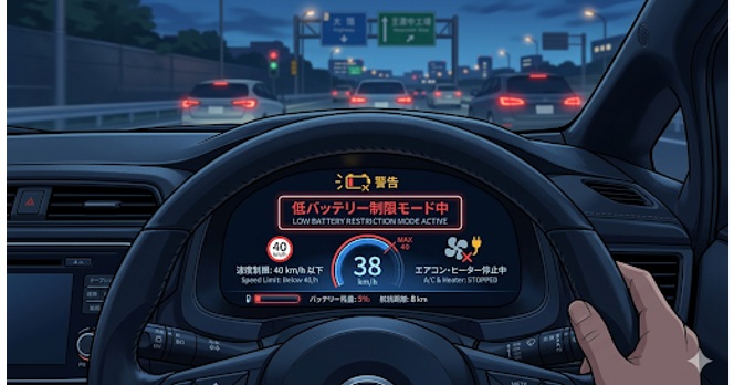 EVバッテリーの充電残量へのガソリン車にはない不安