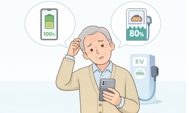 EVバッテリーは「100%充電が当たり前」という思い込み