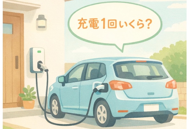 EVの1回の充電量と充電コストの基本計算