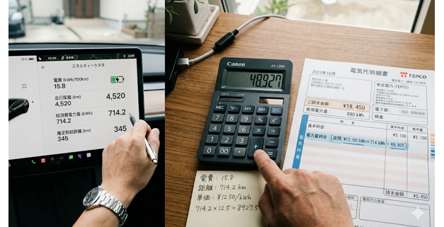 EVの電気代はいくら?1kmあたりのコストを自宅充電・急速充電で比較