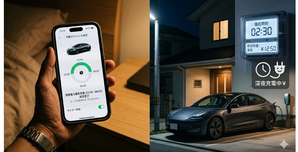 EV充電における電気代節約の工夫
