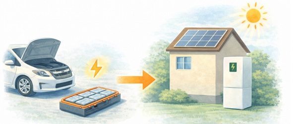 トレンド③:中古EV電池の再利用──セカンドライフ市場