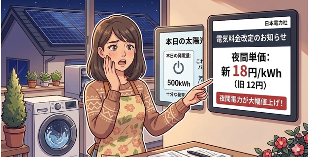 EV普及が夜間電力需要に与える影響
