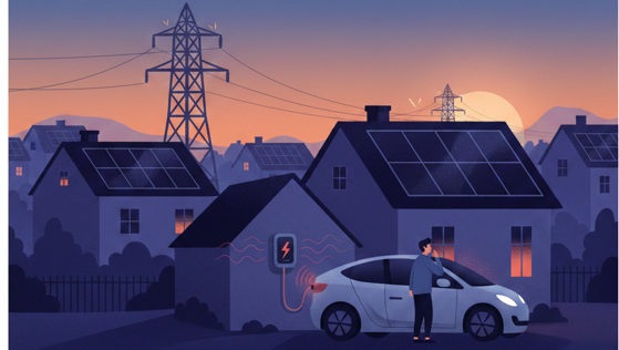 失敗パターン②:「夕方の発電不足」──帰宅時には発電ゼロ