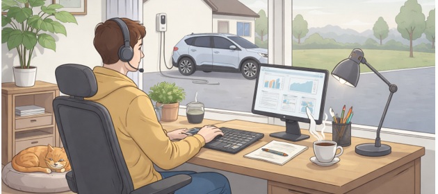 「在宅なのに充電時間が合わない」パターン