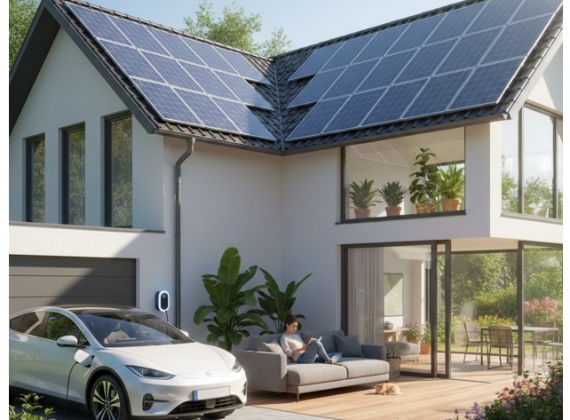 太陽光発電×EVで休日の外出時間が変わる理由|昼間充電と自家消費の節電効果は?