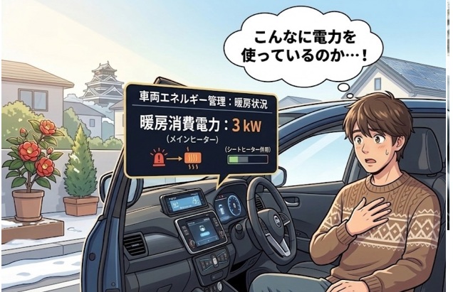 EV車は「暖房の電力消費」が大きすぎる