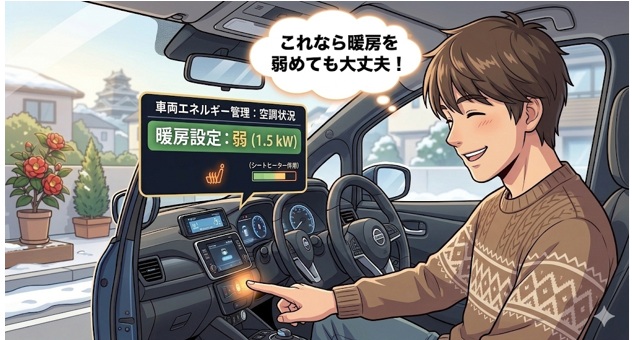 EV車の「シートヒーター」という救世主
