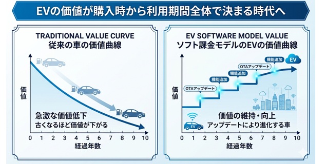 ソフト課金がEV市場にもたらす変化と今後の展開