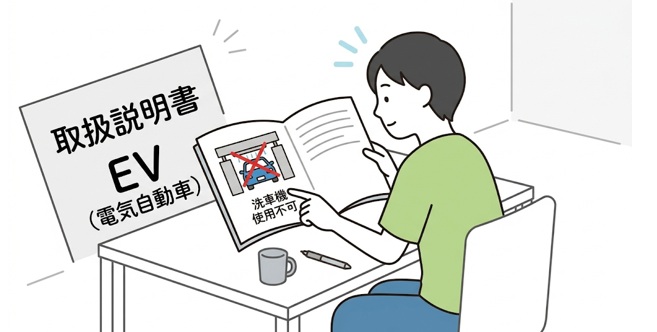 EVを洗車機に入れられないケース