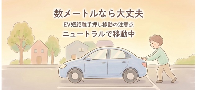 EV自力で短距離移動する場合の注意点