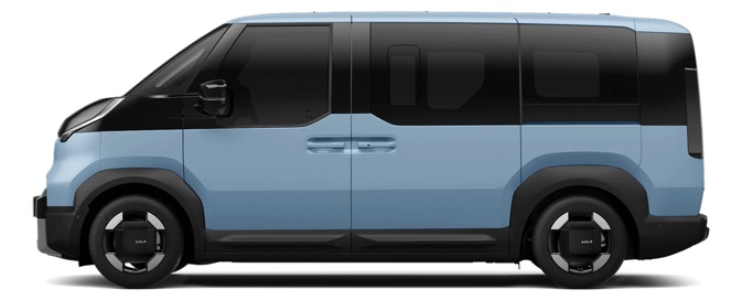 Kia PV5 Passengerのエクステリアデザイン