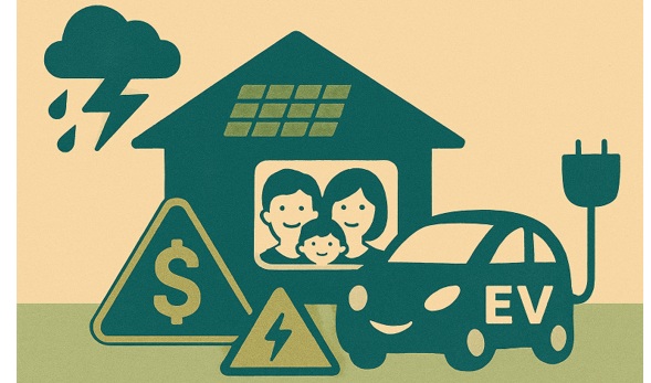 災害に強い家、停電時も3日間生活可能